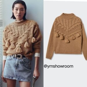 Mango Tan Sweater